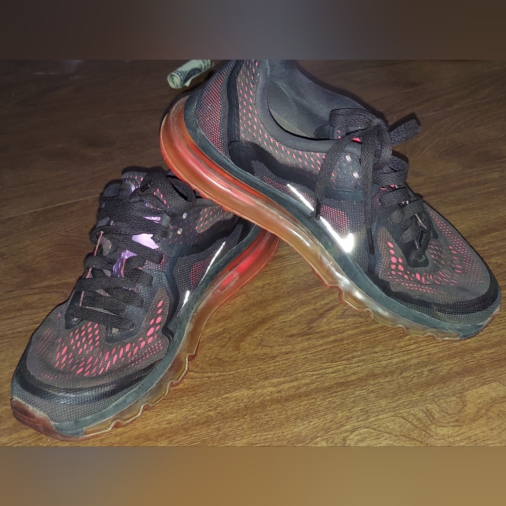 Nike Airmax Air Max Neutral Ride Black Orange 7 Running Shoes Trainers